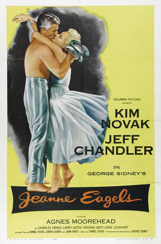 Jeanne Eagels (1957) - Jeff Chandler Colorized Version