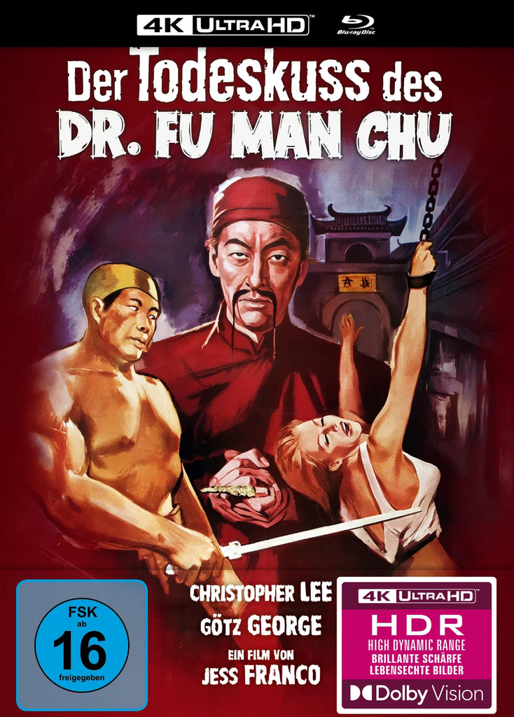 The Castle Of Fu Man Chu (1969) - Christopher Lee  4K UHD + Blu-ray  Mediabook codefree