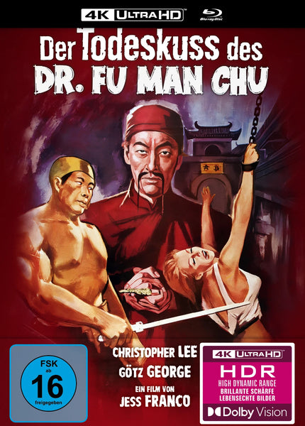 The Castle Of Fu Man Chu (1969) - Christopher Lee  4K UHD + Blu-ray  Mediabook codefree