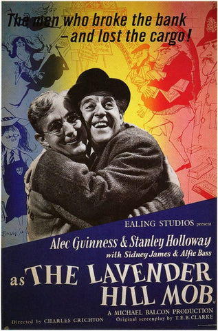The Lavender Hill Mob (1952) - Alec Guinness  Colorized Version DVD