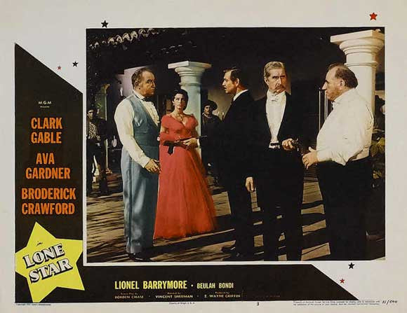 Lone Star (1952) - Clark Gable  Colorized Version  DVD