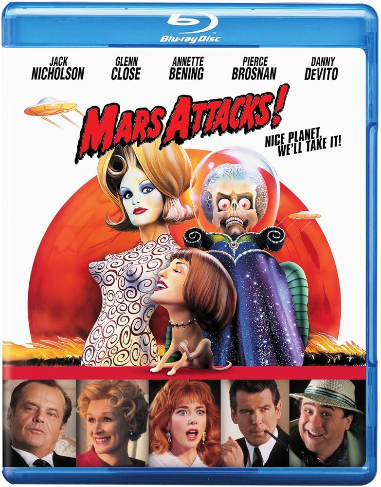 Mars Attacks! (1996) - Jack Nicholson  Blu-ray