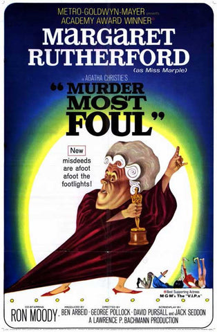 Miss Marple : Murder Most Foul (1964) - Margaret Rutherford   Colorized Version
