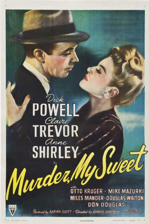Murder, My Sweet (1944) - Dick Powell   Colorized Version  DVD