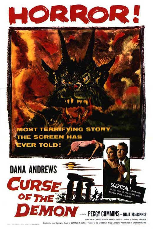 Curse  Of The Demon (1957) - Dana Andrews    Colorized Version