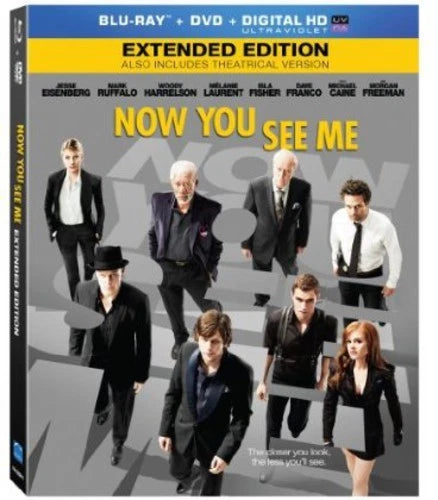 Now You See Me (2013) - Jesse Eisenberg  Extended Edition Blu-ray / DVD