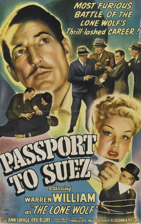 Passport to Suez (1943) - Warren William  Colorized Version DVD