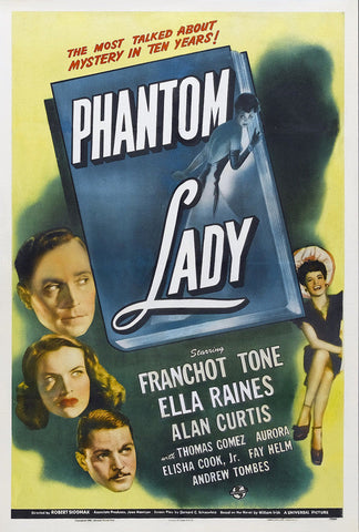 Phantom Lady (1944) - Ella Raines  Colorized Version DVD