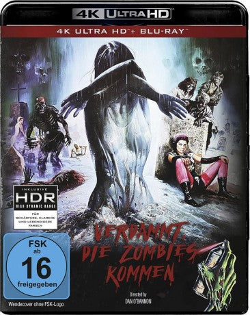 The Return of the Living Dead (1985) - Clu Gulager  4K Ultra HD Blu-ray + Blu-ray