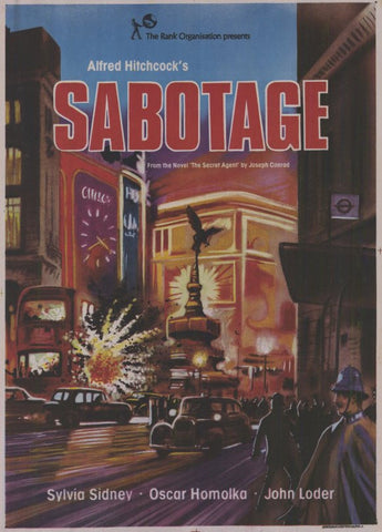 Sabotage (1936) - Alfred Hitchcock   Colorized Version  DVD