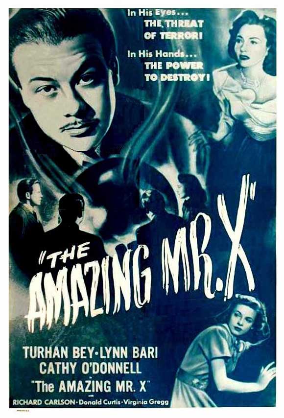 The Amazing Mr. X (1948) - Turhan Bey  DVD  Colorized Version