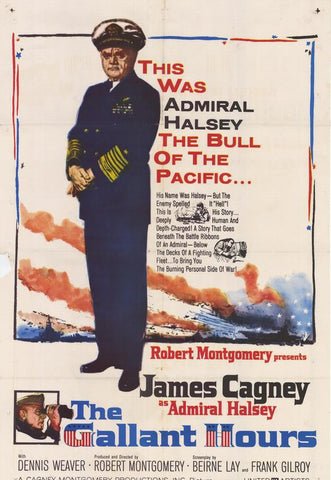 The Gallant Hours (1960) - James Cagney  Colorized Version  DVD