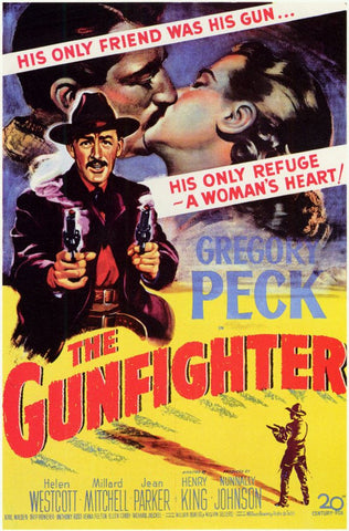 The Gunfighter (1950) - Gregory Peck  Colorized Version