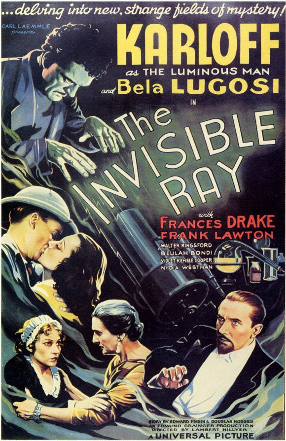 The Invisible Ray (1936) - Boris Karloff   Colorized Version