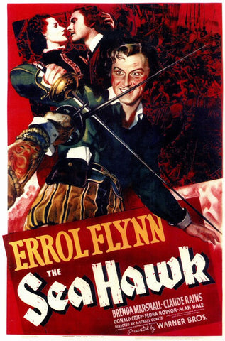 The Sea Hawk (1940) - Errol Flynn  Colorized Version