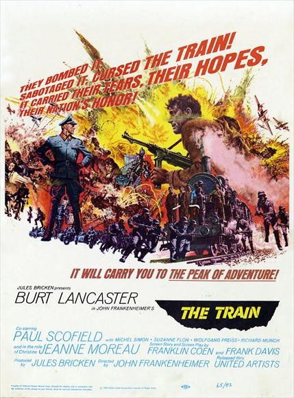 The Train (1964) - Burt Lancaster    Colorized Version