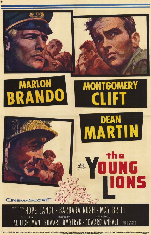 The Young Lions (1958) - Marlon Brando  Colorized Version
