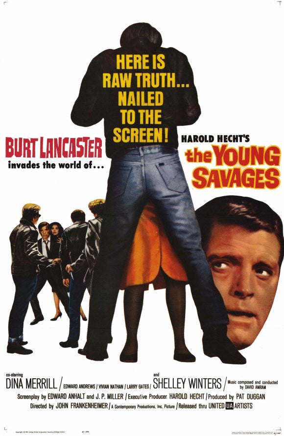 The Young Savages (1961) - Burt Lancaster  Colorized Version