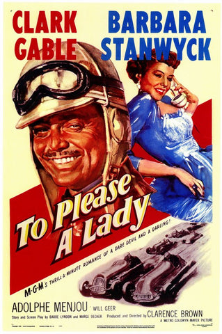 To Please A Lady (1950) - Clark Gable  Colorized Version DVD