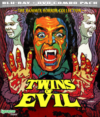 Twins Of Evil (1971) - Peter Cushing  HAMMER Blu-ray + DVD