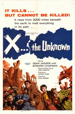 X - The Unknown (1956) - Dean Jagger  Colorized Version