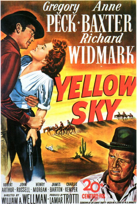 Yellow Sky (1948) - Gregory Peck  Colorized Version