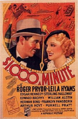 $1000 A Minute (1935) - Roger Pryor  DVD