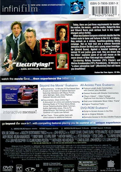 15 Minutes (2001) - Robert De Niro  DVD
