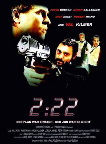 2:22 (2008) - Val Kilmer UNCUT Mediabook Edition  Blu-ray + DVD
