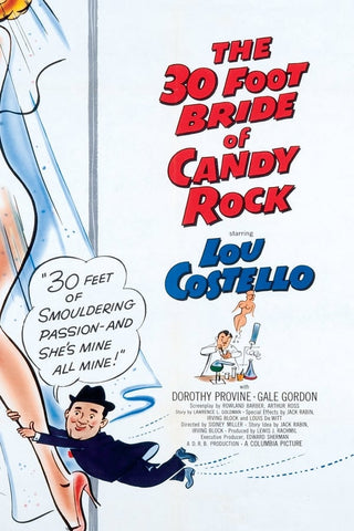 The 30 Foot Bride Of Candy Rock (1959) - Lou Costello  DVD