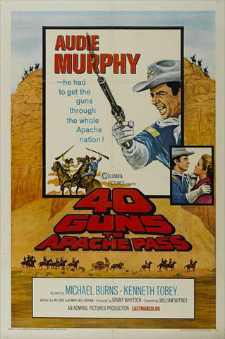 40 Guns To Apache Pass (1966) - Audie Murphy  DVD