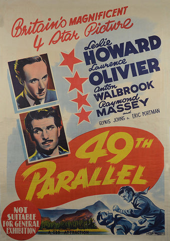49th Parallel (1941) - Laurence Olivier  DVD