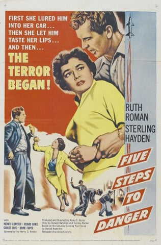 5 Steps To Danger (1957) - Sterling Hayden  DVD