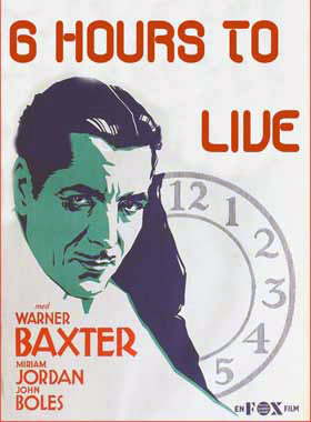 6 Hours To Live (1932) - Warner Baxter  DVD