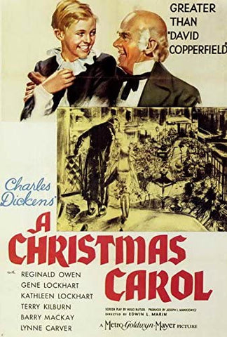 A Christmas Carol (1938) - Reginald Owen  Colorized Version  DVD