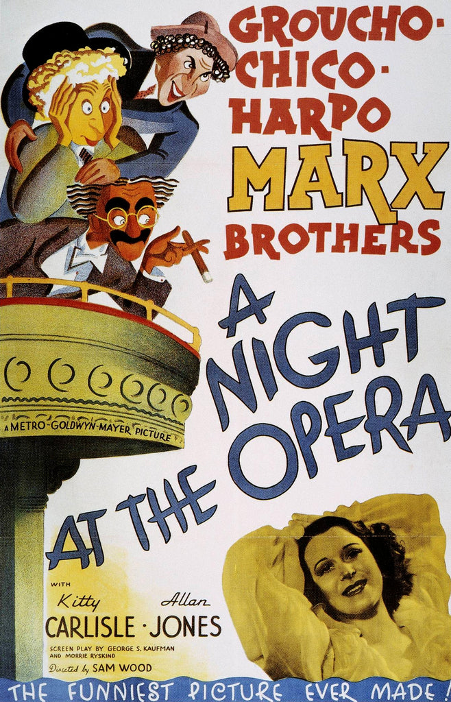 A Night At The Opera (1935) - Marx Bros.   Colorized Version  DVD