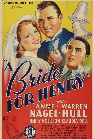 A Bride For Henry (1937) - Anne Nagel  DVD