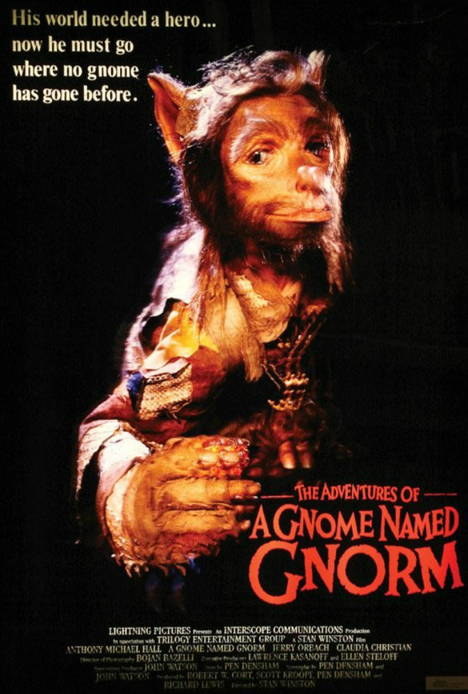Upworld AKA A Gnome Named Gnorm (1990) - Stan Winston  DVD