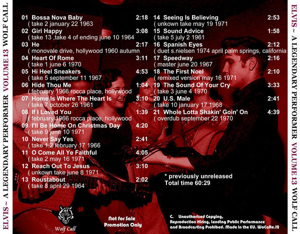 A Legendary Performer - Vol. 13  DIGITAL DOWNLOAD