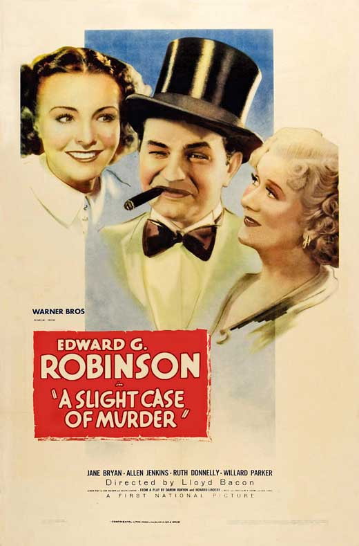 A Slight Case Of Murder (1938) - Edward G. Robinson  Colorized Version DVD