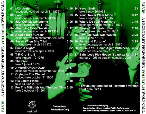 A Legendary Performer - Vol. 14  DIGITAL DOWNLOAD