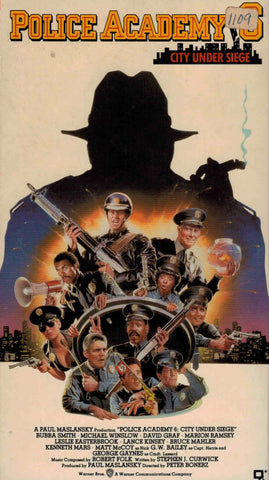 Police Academy 6 : City Under Siege (1989) - Bubba Smith  VHS