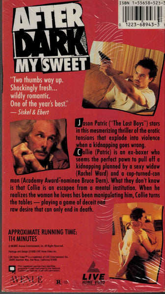 After Dark My Sweet (1990) - Jason Patric  VHS