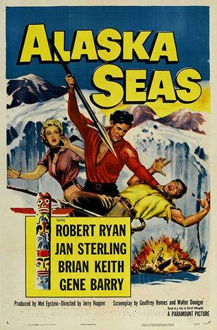 Alaska Seas (1954) - Robert Ryan  Colorized Version