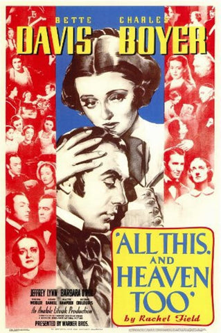 All This, And Heaven Too (1940) - Bette Davis  Colorized Version