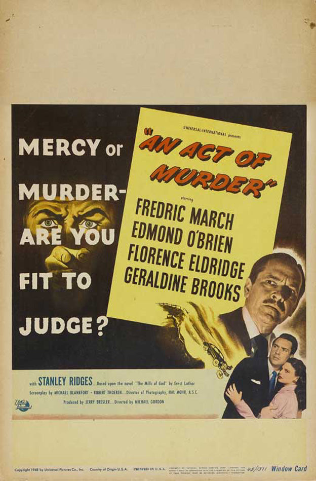 An Act Of Murder (1948) - Frederic March  DVD
