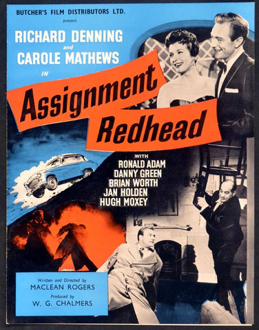 Assignment Redhead AKA Million Dollar Manhunt (1956) - Richard Denning  DVD