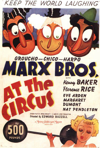 At The Circus (1939) - Marx Bros.  DVD  Colorized Version
