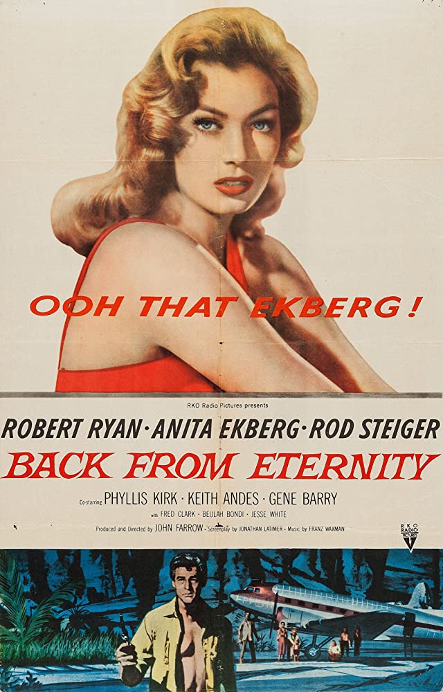 Back From Eternity (1956) - Robert Ryan  DVD  Colorized Version