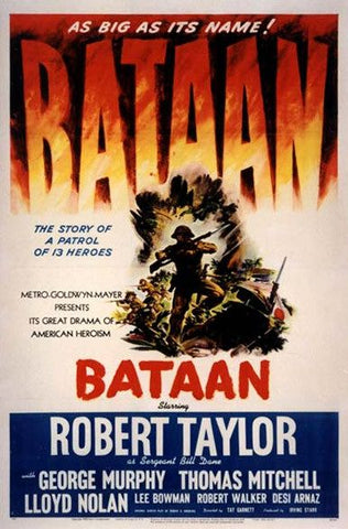 Bataan (1943) - Robert Taylor  Colorized Version  DVD